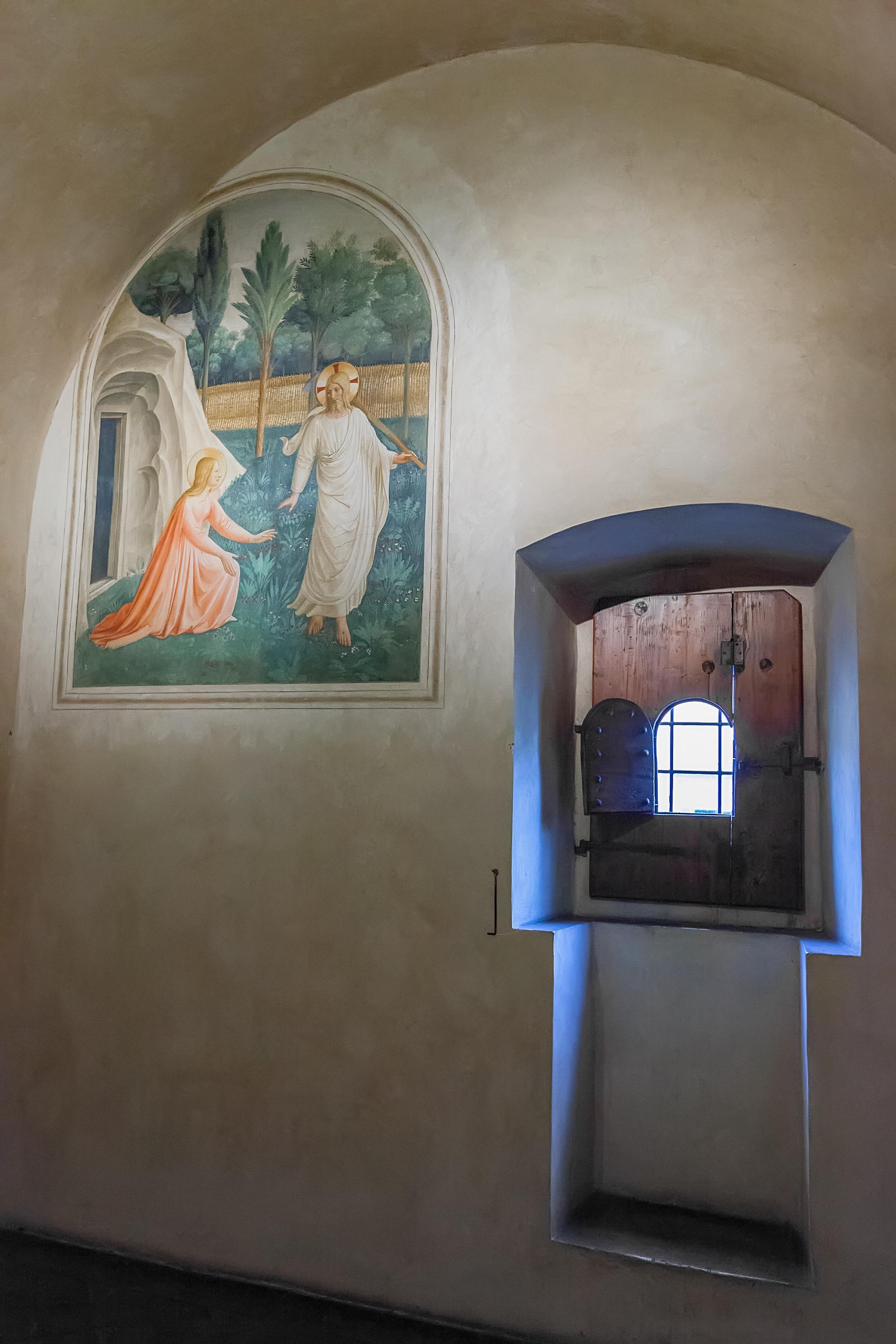 One of the 44 scenes painted by Fra Angelico at the San Marco Convent in Florence, Italy. It depicts Christ's spiritual transformation. (Anna Pakutina/Shutterstock)