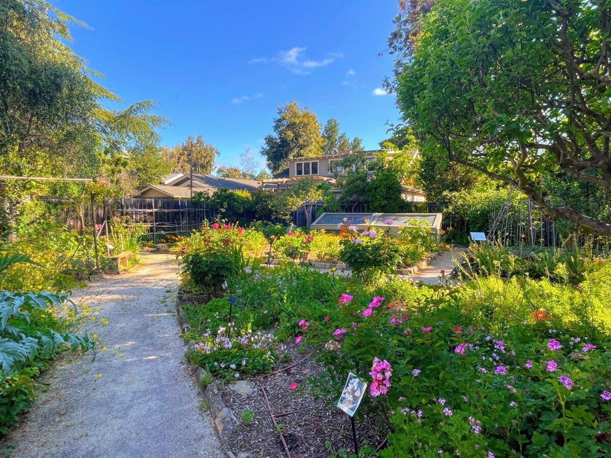 The Williams House garden at the Museum of American Heritage. (Courtesy of Museum of American Heritage)