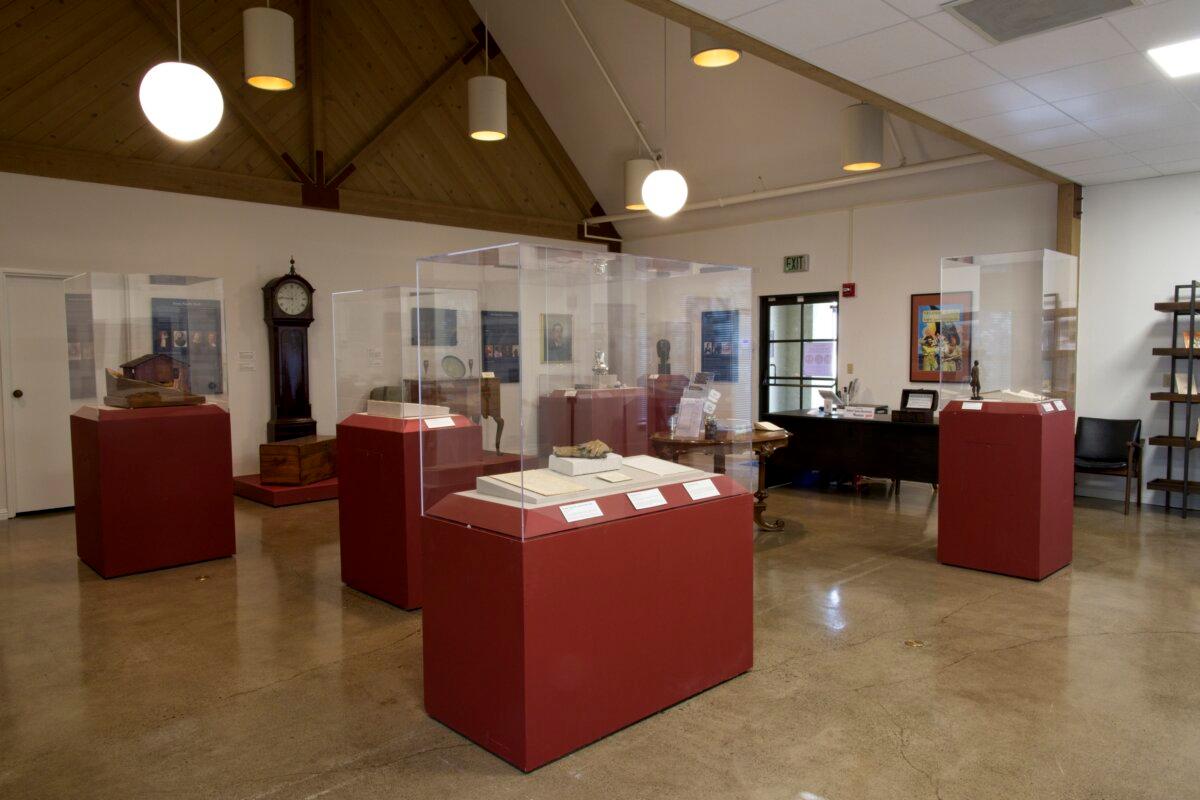 Items on display at the Robert Louis Stevenson Museum. (Courtesy of Robert Louis Stevenson Museum)