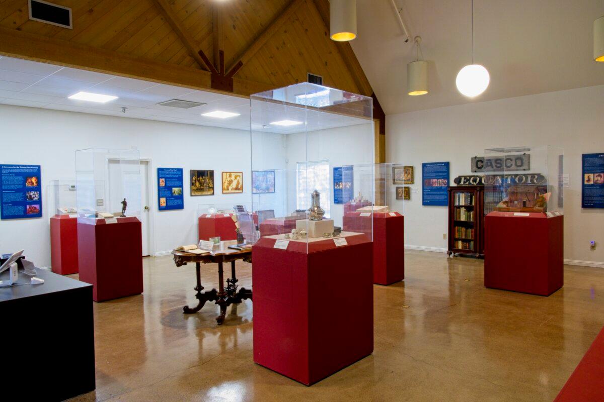 Items on display at the Robert Louis Stevenson Museum. (Courtesy of Robert Louis Stevenson Museum)