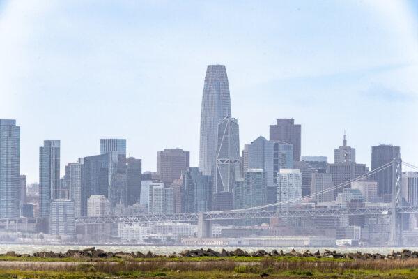 The skyline of San Francisco on March 25, 2024. (John Fredricks/The Epoch Times)