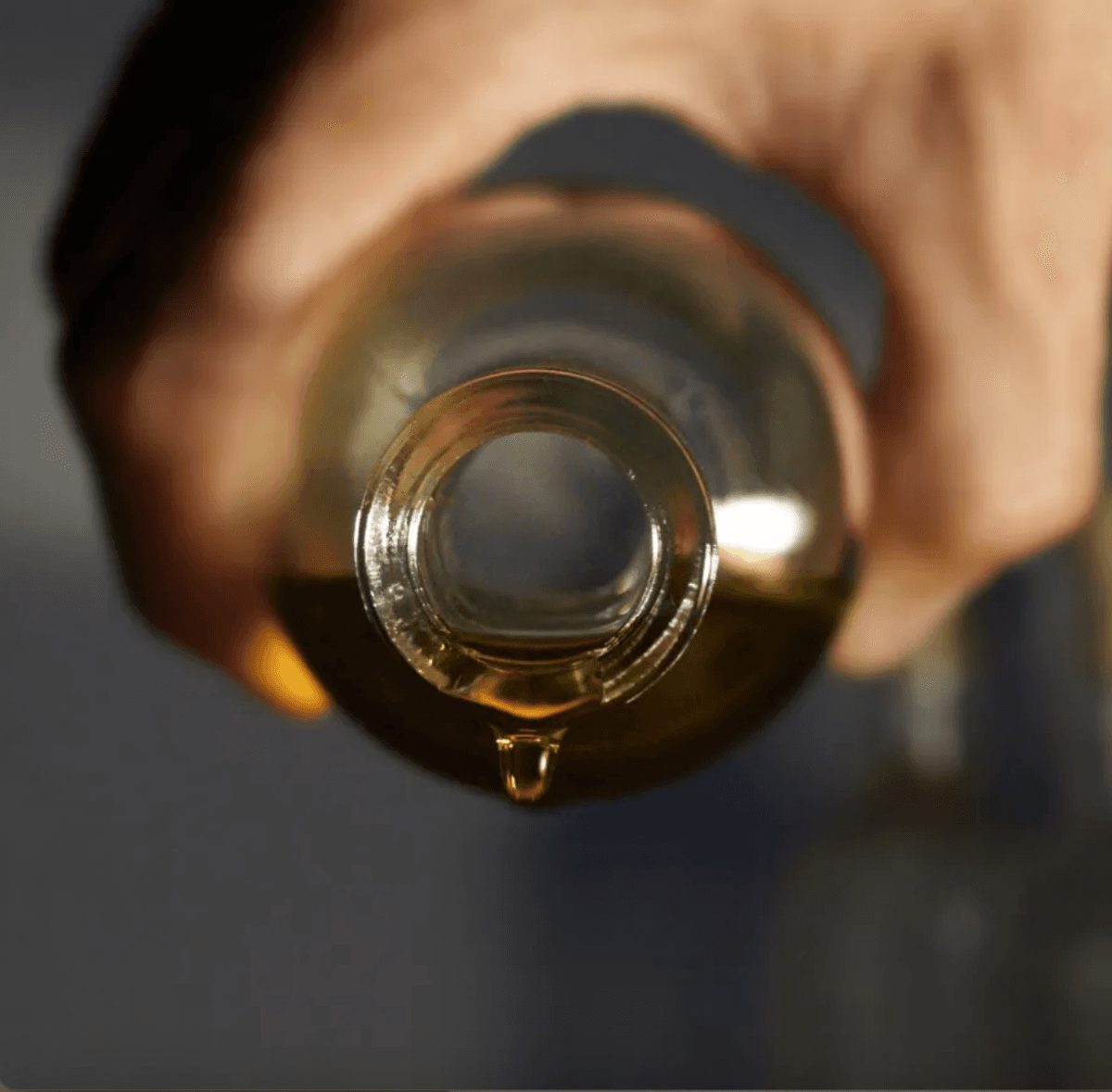 A bottle of carrier oil. (Courtesy of Janet Roark)