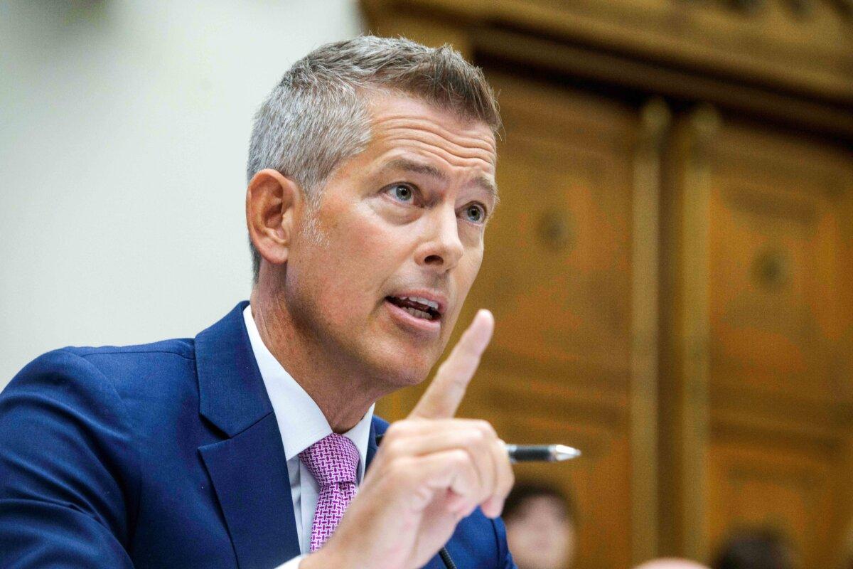 Transportation Secretary Sean Duffy on Capitol Hill on July 16, 2025. (Rod Lamkey, Jr./AP Photo)