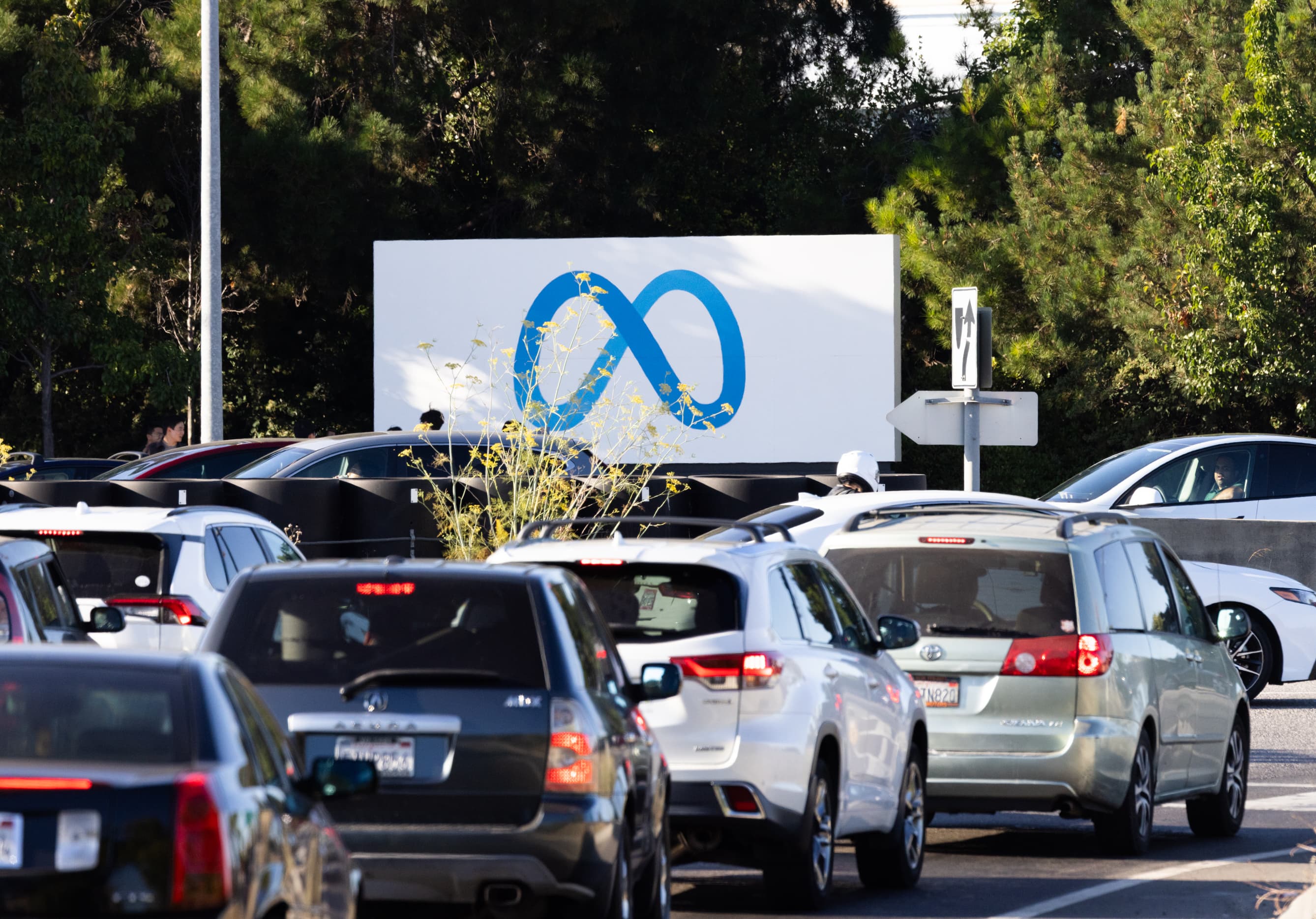 The offices of Meta in Menlo Park, Calif., on July 31, 2025. (John Fredricks/The Epoch Times)