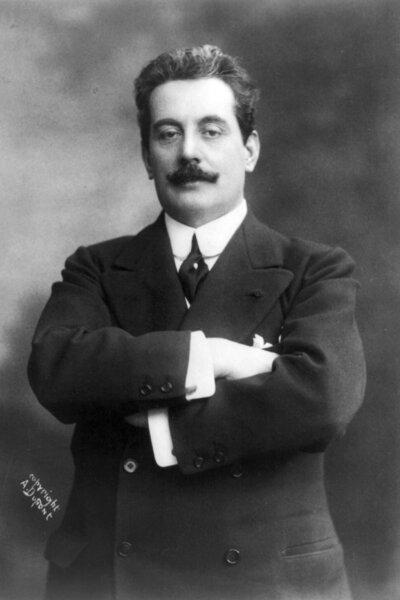 Giacomo Puccini, 1908. Library of Congress. (Public Domain)