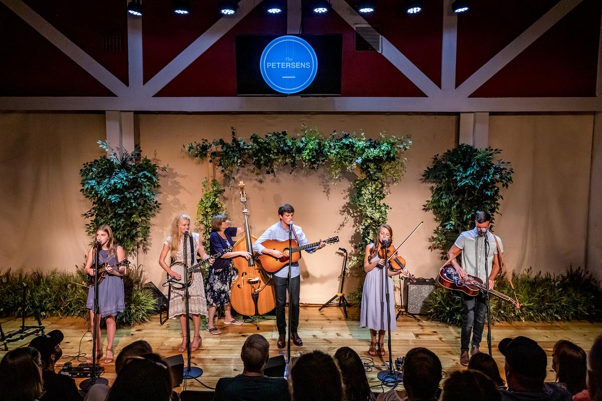 The Petersens perform in Branson Miss., in 2018. (Courtesy of Ellen Haygood)