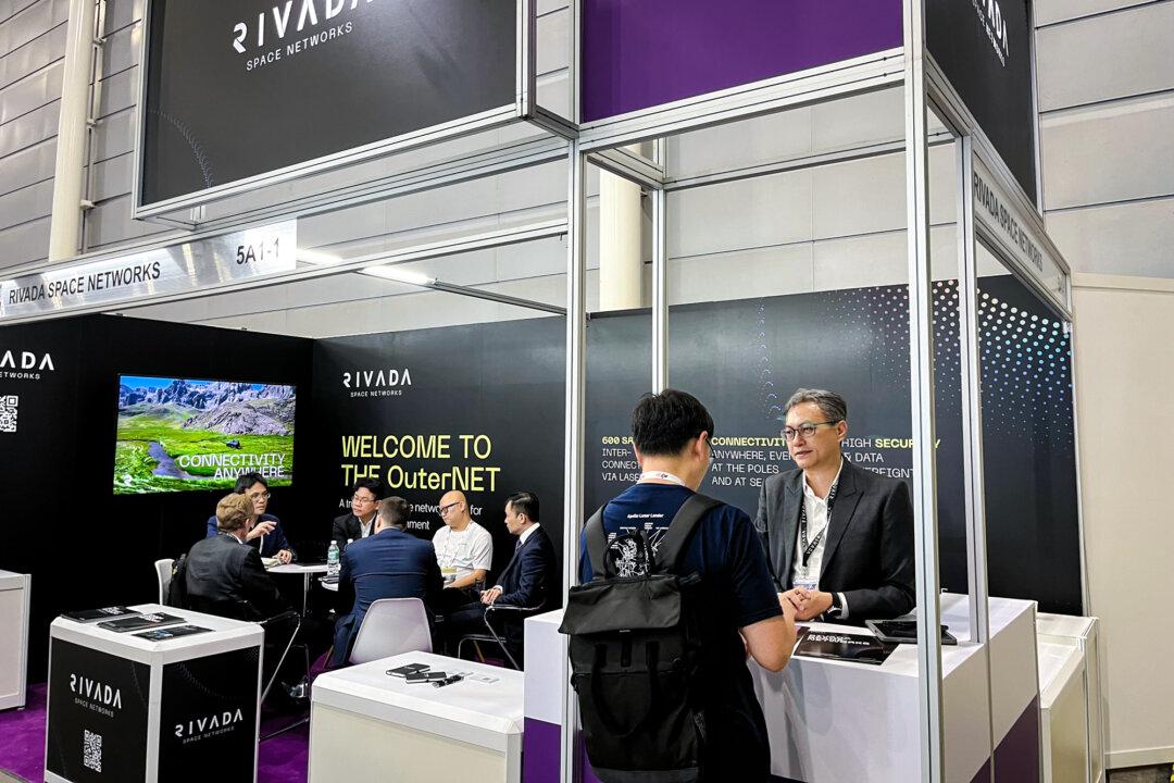 Rivada Space Networks at the Asia Tech x Singapore show in Singapore in May 2024. (Courtesy of Rivada Networks)