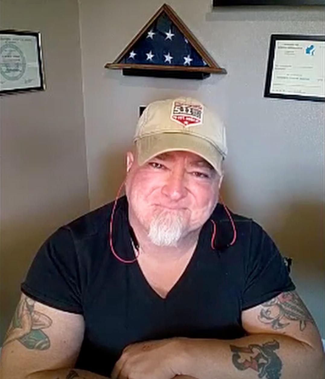 Luis Elizondo being interviewed by Max Moszkowicz on the "Fighting with Moszkowicz" podcast. (<a href="https://www.youtube.com/watch?v=tiw7VsTGl3w">Max Moszkowicz</a>/<a href="https://en.wikipedia.org/wiki/Luis_Elizondo#/media/File:Luis_Elizondo.jpg">CC BY 3.0</a>)