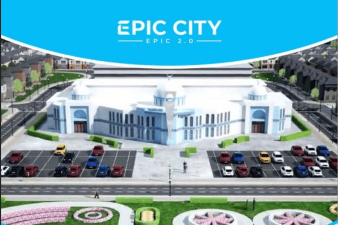 A new mosque is the centerpiece of the proposed EPIC City, described as the “epicenter of Islam in America.” The city was renamed The Meadow after backlash at the local, state, and federal levels. Republican leaders, including Texas Gov. Greg Abbott, and residents have opposed the proposed 402-acre Muslim development outside the rural town of Josephine, Texas. (Rendering from Texas legal documents)