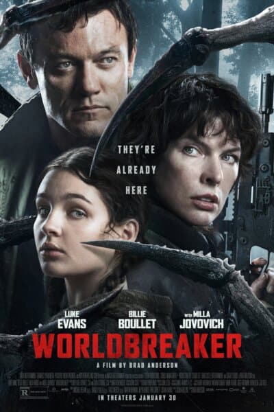 Poster for the sci-fi action movie “Worldbreaker.” (Aura Entertainment)