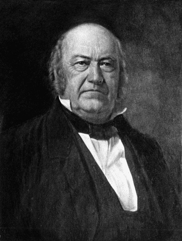 Thomas Ewing (1789–1871), the Ohio statesman who served as U.S. senator and as secretary of the treasury and the interior. After William T. Sherman’s father died, Ewing took the 9-year-old <span style="font-weight: 400;">William Tecumseh </span>Sherman into his home and later helped secure his appointment to West Point. (Public Domain)