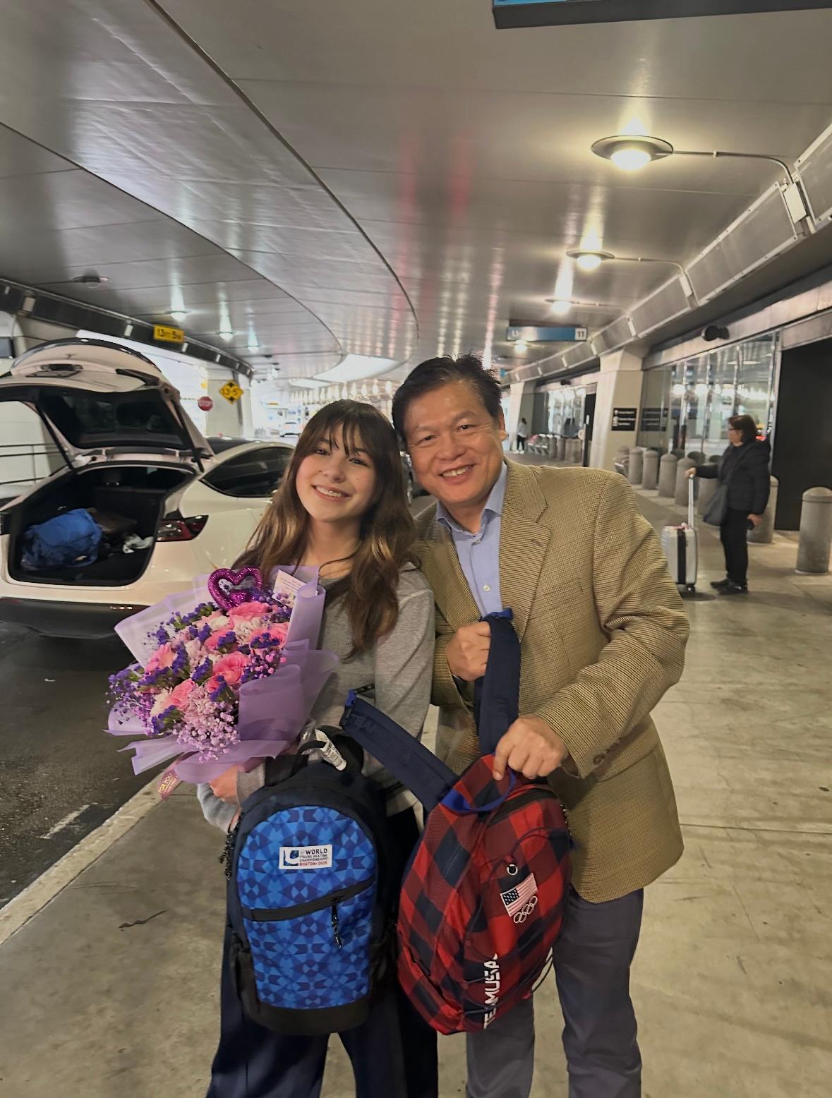 Alysa Liu and Arthur Liu. (Courtesy of Arthur Liu)