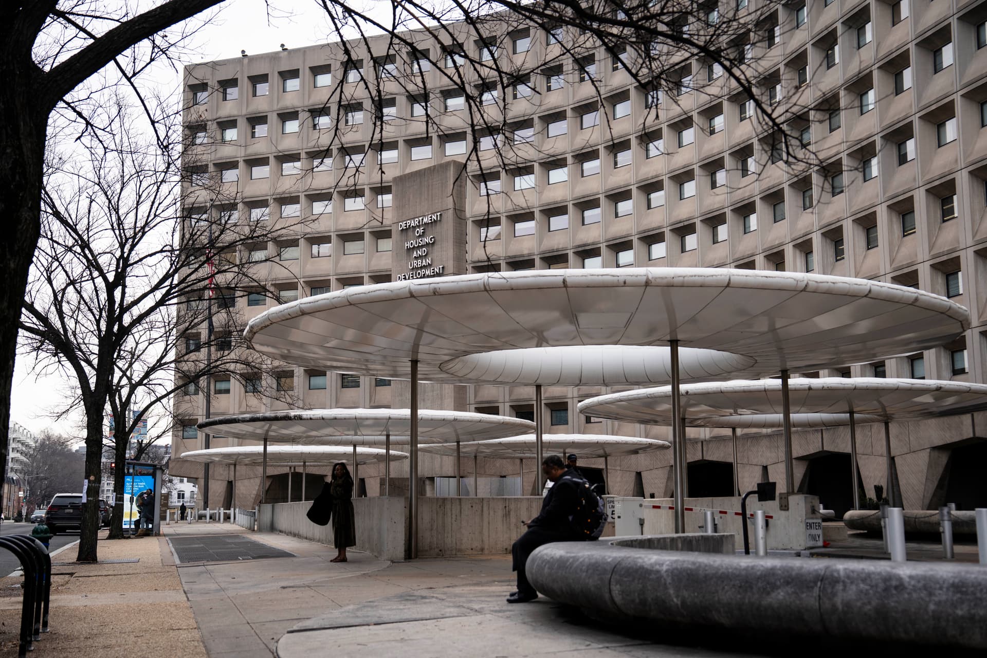 The Department of Housing and Urban Development in Washington on Feb. 17, 2026. (Madalina Kilroy/The Epoch Times)