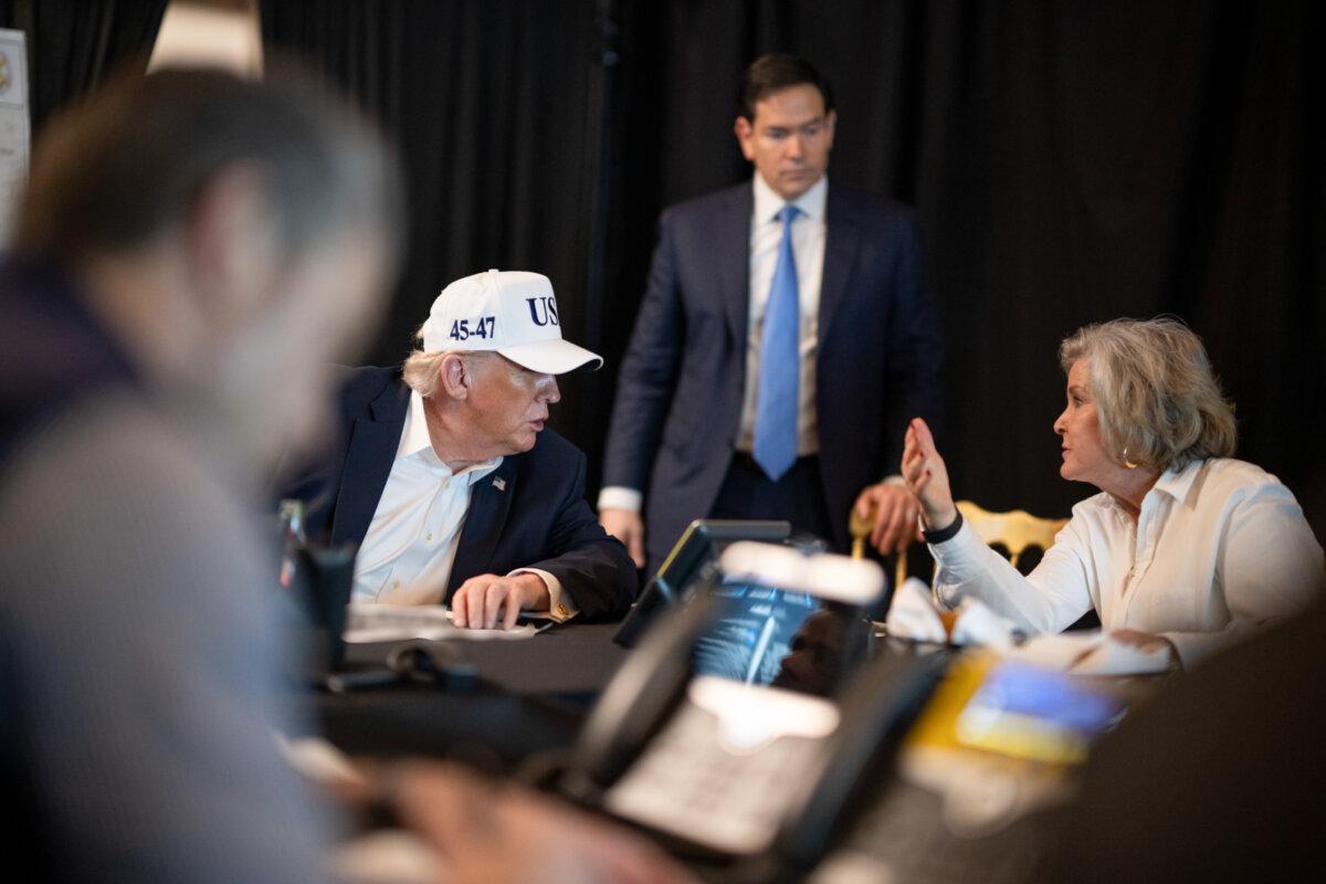 President Donald J. Trump Monitors U.S. Military Operations in Iran: Operation Epic Fury, on Feb. 28, 2026. (WhiteHouse)