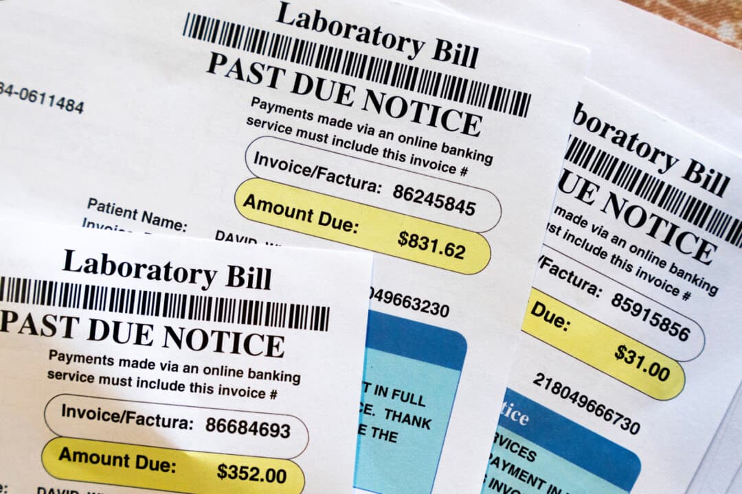 Medical bills are seen in Temple Hills, Md., on June 26, 2023. (Jacquelyn Martin/File/AP Photo)