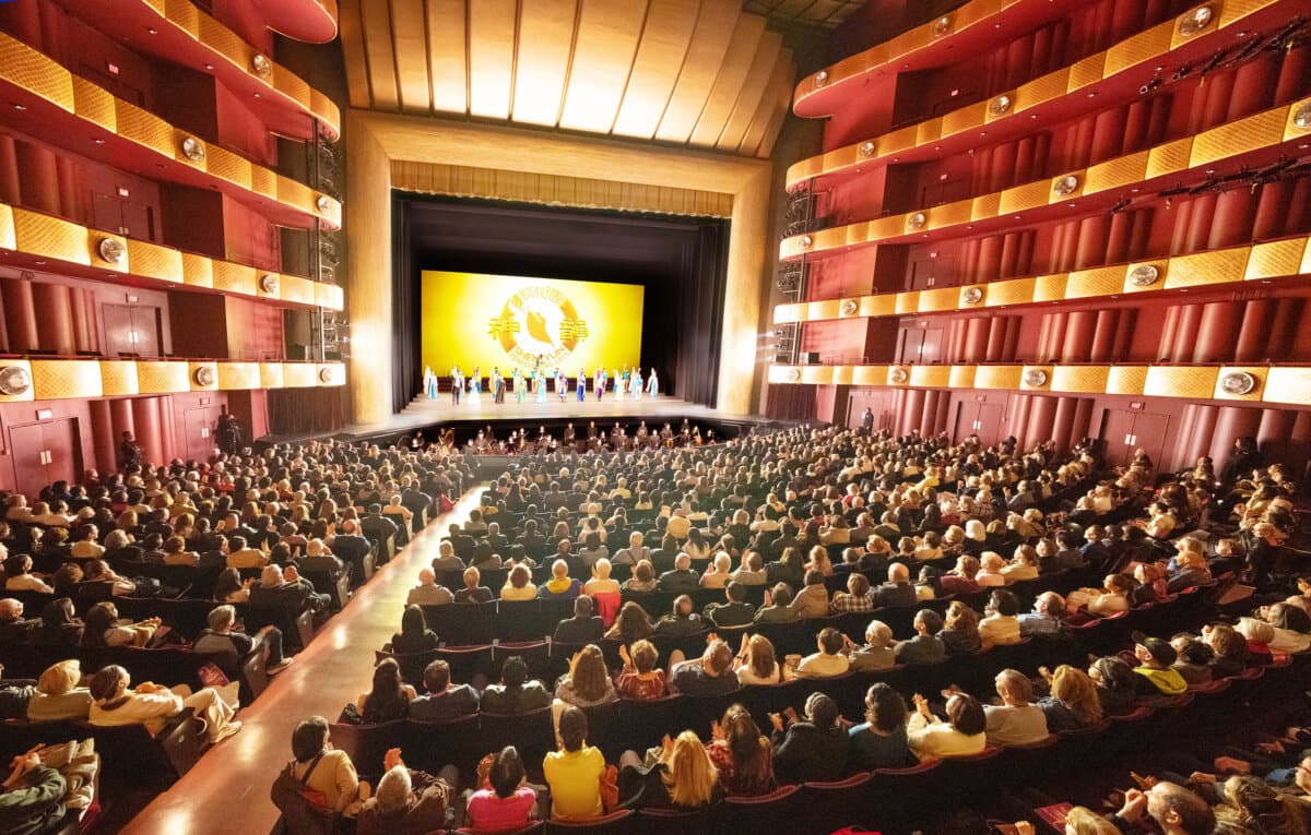 The Shen Yun Performing Arts' opening night at Lincoln Center in New York City on March 26, 2026. (Larry Dye/The Epoch Times)