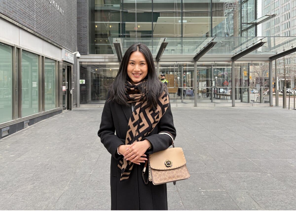 Serena and her family drove three hours to see Shen Yun at the Four Seasons Centre for the Performing Arts in Toronto, but found the show had been cancelled over a fake bomb threat, on April 1, 2026. (Teng Dongyu/The Epoch Times)