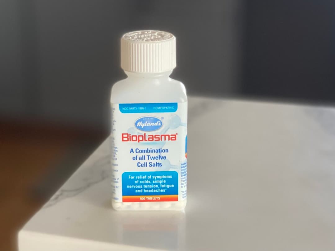 The homeopathic formula Bioplasma. (Helen Billings/The Epoch Times)