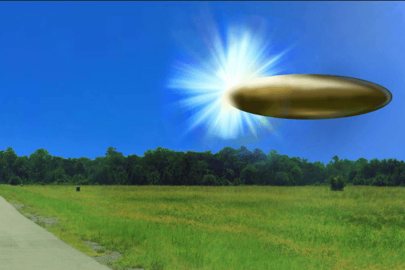 An FBI composite sketch of an unidentified anomalous phenomenon reported by multiple witnesses over an undisclosed U.S. testing facility in September 2023. (Screenshot by The Epoch Times/Courtesy of the Pentagon)