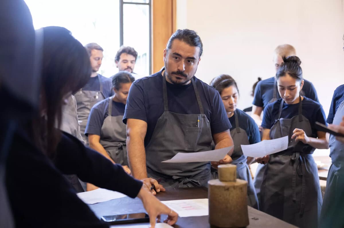 Chef Pablo Soto, who now leads the pop-up after René Redzepi stepped away, says all forms of dining should be more expensive. “Someone somewhere is getting shorted.”<br/>(Myung J. Chun/Los Angeles Times/TNS)