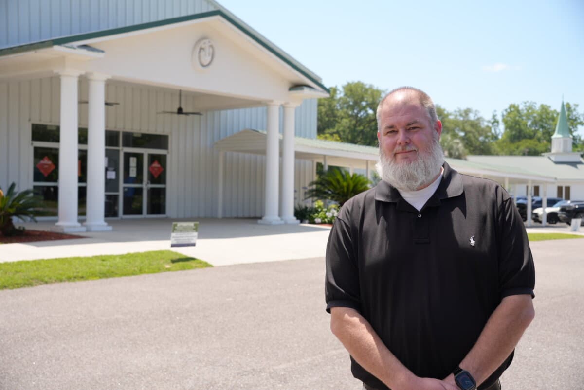 Richard Willis is a GOP Georgia voter that participated in the state's primary election. He cast his ballot at the Blythe Island Baptist Church in Brunswick, Georgia, on May 19. (Troy Myers/Epoch Times)