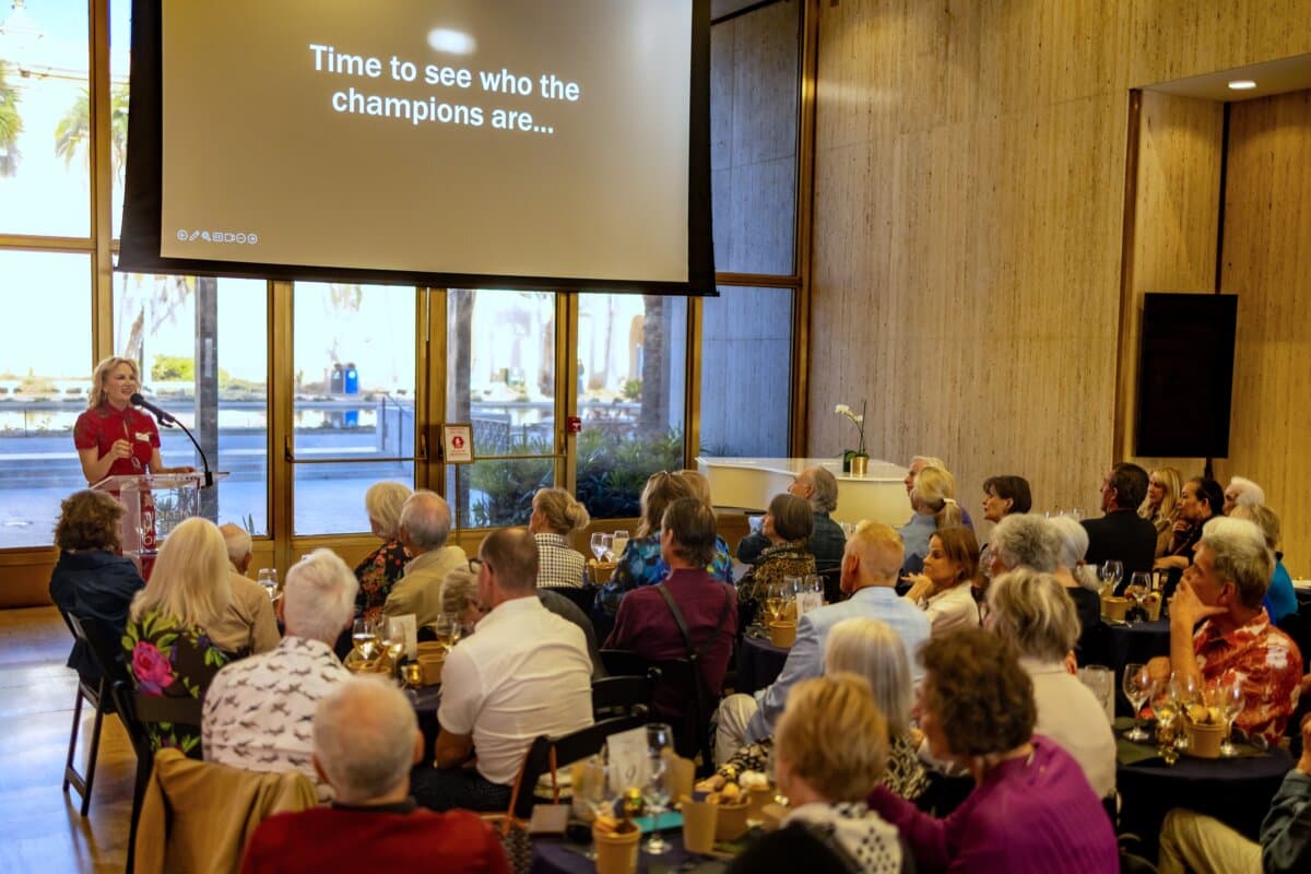 Visitors participate in a trivia event at the Timken Museum of Art in San Diego. (Courtesy of Bryan Dahl)