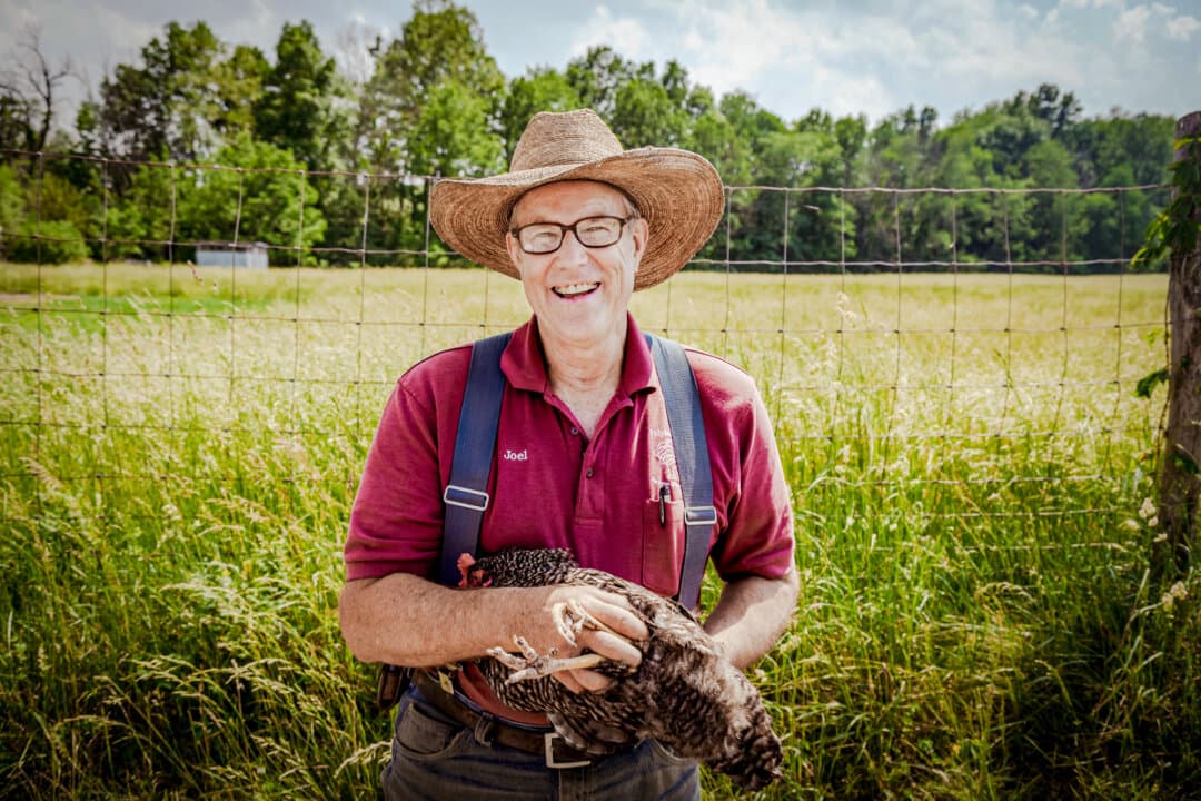 Joel Salatin, owner of Polyface Farm, is a fierce advocate for farming that is in tune with nature. (Courtesy of Polyface Farm)
