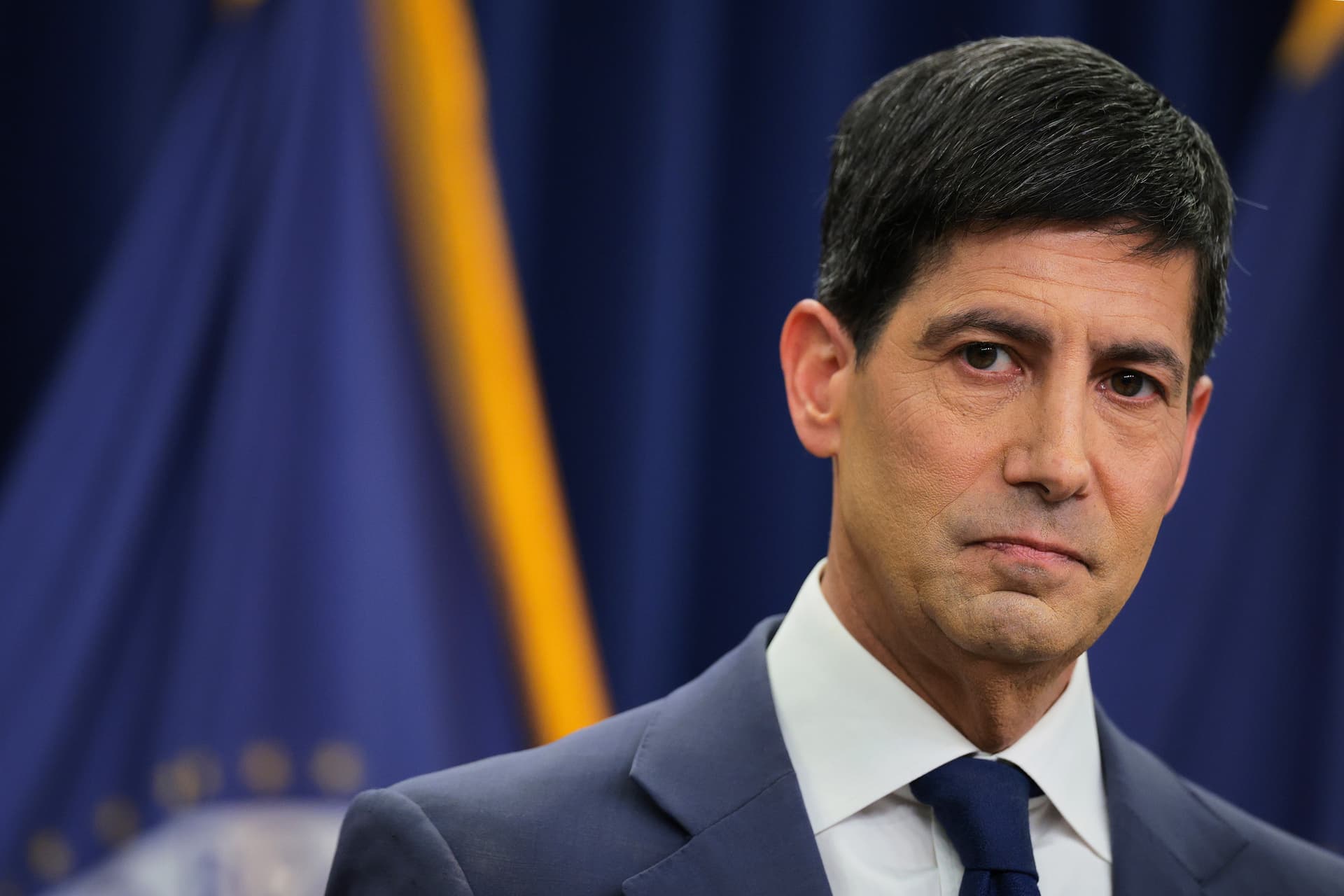 Federal Reserve Chair Kevin Warsh looks on during a news conference in Washington on June 17, 2026. (Chip Somodevilla/Getty Images)