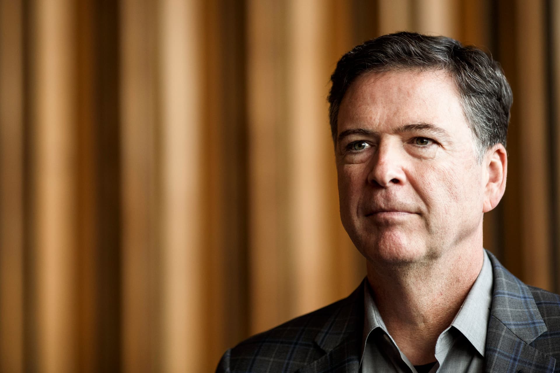 Former FBI Director James Comey in Berlin, Germany, on June 19, 2018. (Carsten Koall/Getty Images)