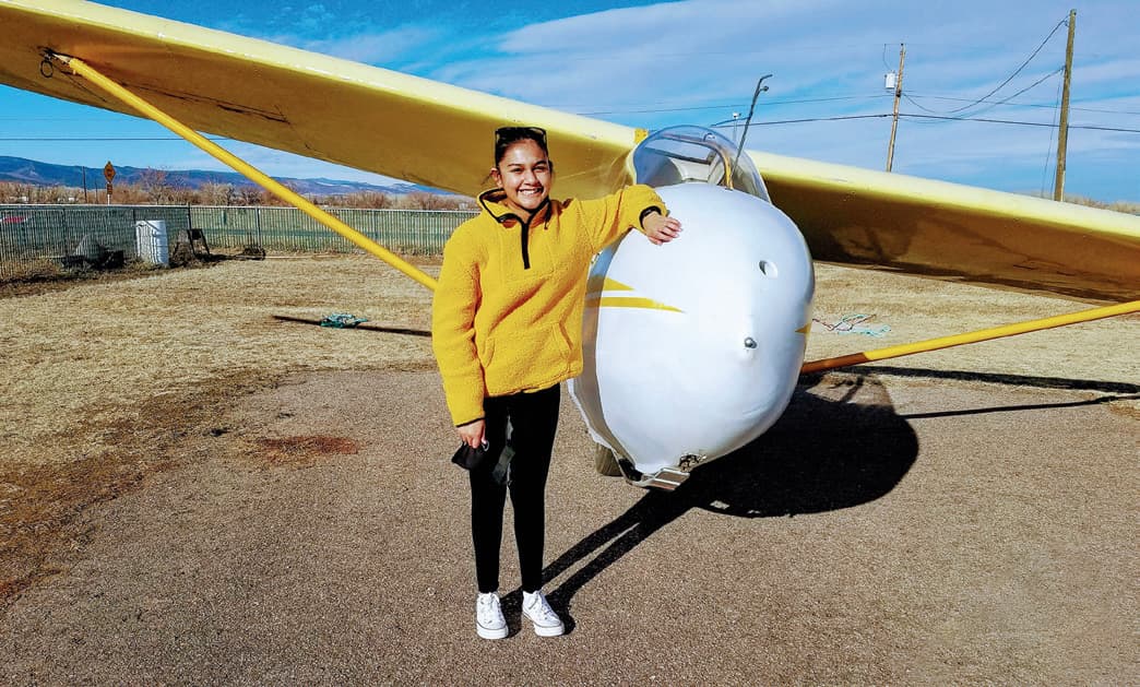 Rao earned her private pilot license in 2023. (Courtesy of the Rao Family)