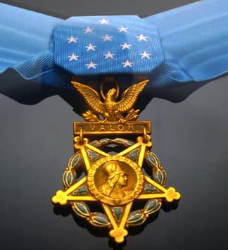 Staff Sgt. Benavidez was awarded the Medal of Honor by President Ronald Reagan. (Public Domain)