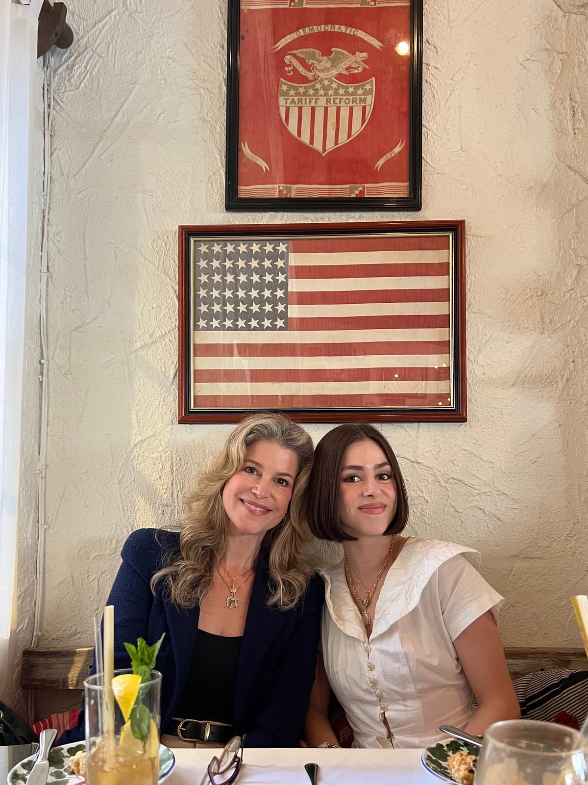 Davis (R) and her mother, Elena Davis. (Courtesy of Julia James Davis)