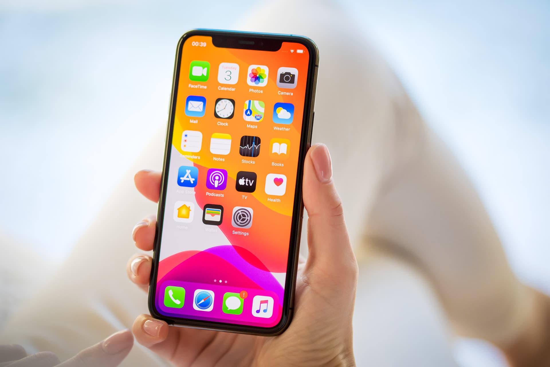 An Apple iPhone 11 Pro. (Grinvalds/Getty Images)