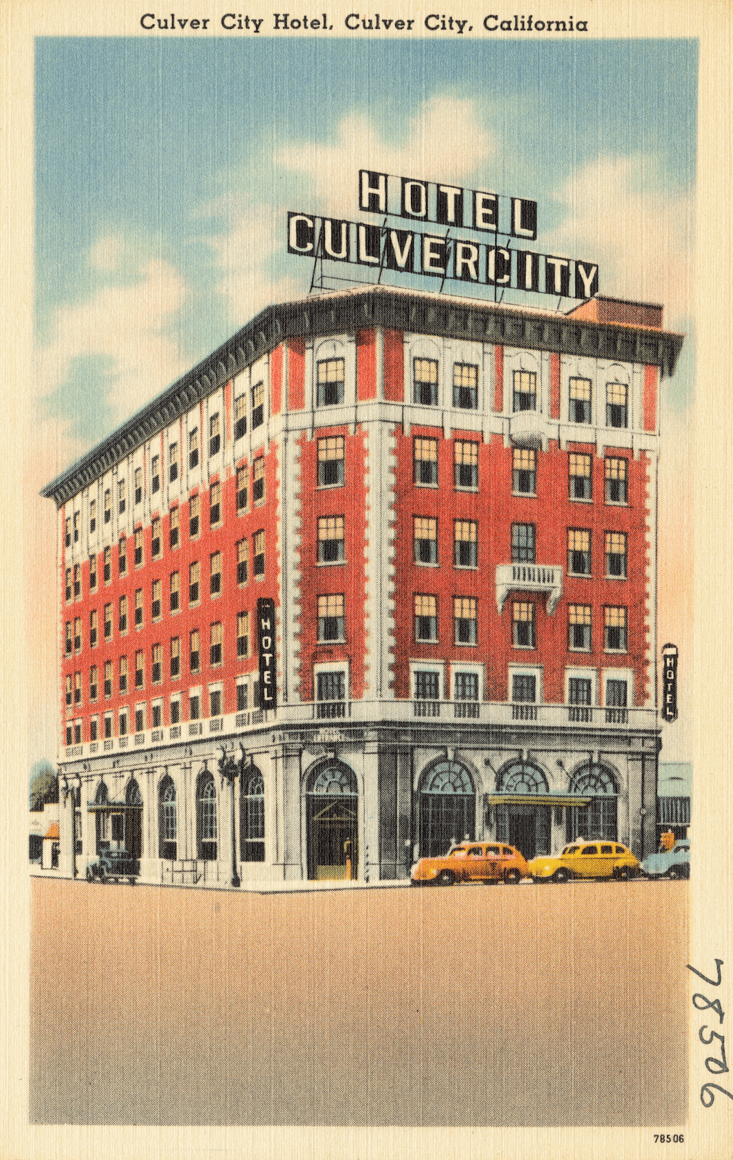A Culver City, California, Tichnor Brothers postcard. (Public Domain)