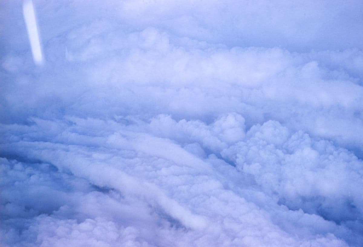 Eye of Hurricane Esther viewed from Hurricane Hunter Plane. National Oceanic Atmospheric Administration. (Public Domain)