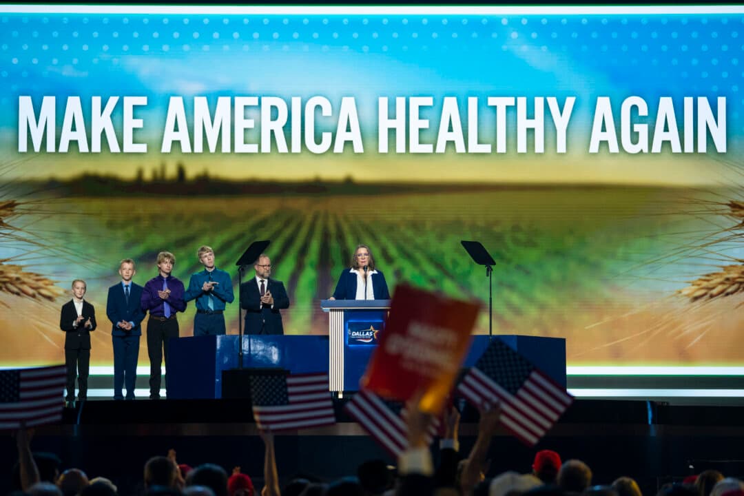 Everyday Americans during the second day of the 2026 Republican National Committee Midterm Convention in Dallas on Sept. 10, 2026. (Madalina Kilroy/The Epoch Times)