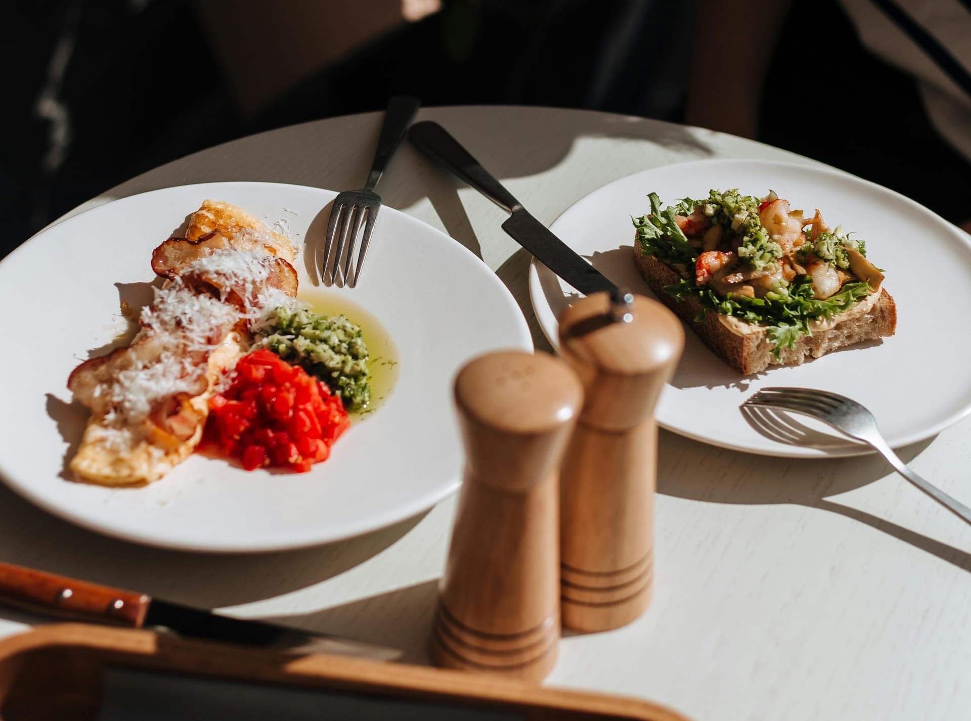 Plates of food on a table. (Courtesy of San Diego Restaurant Week)