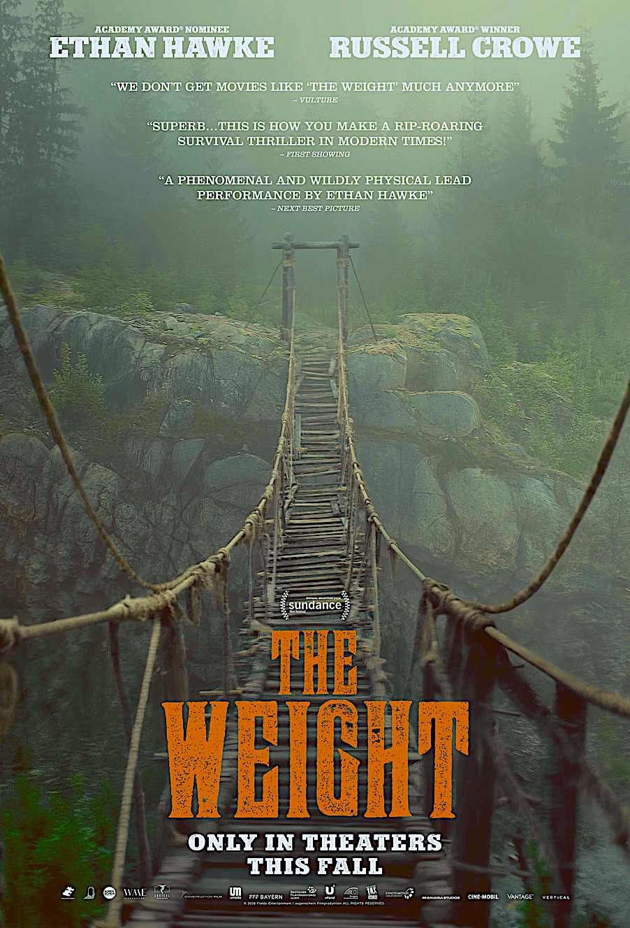Promotional poster for "The Weight." (Vertical Entertainment)