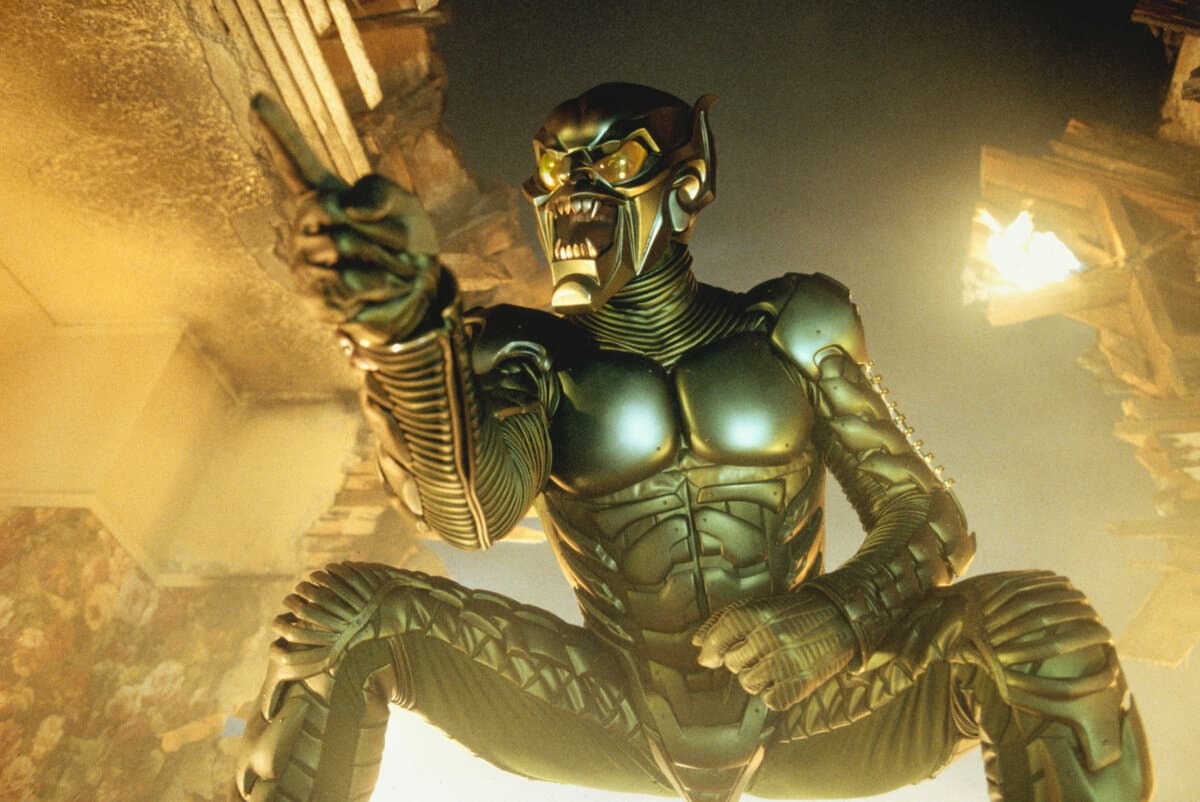 Green Goblin/Norman (Willem Dafoe), in “Spider-Man." (Columbia Pictures/MovieStillsDB)