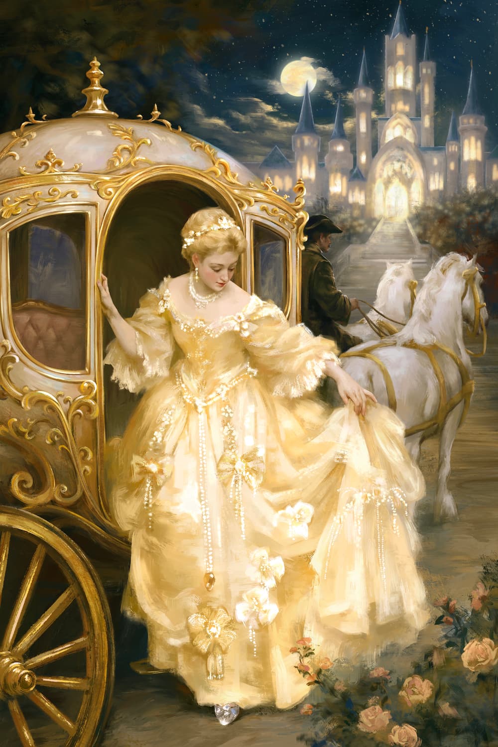 Fairy tales spark the imagination while teaching right from wrong. (ORIGINAL DIGITAL ILLUSTRATION BY RAE LI. HAND-PAINTED WITHOUT THE USE OF AI.)