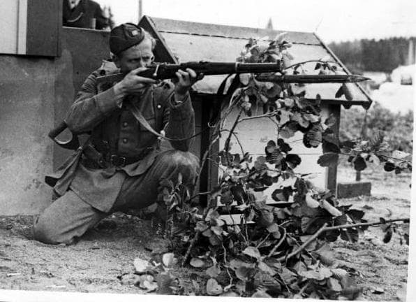 Swedish soldier during World War II. (Public Domain)