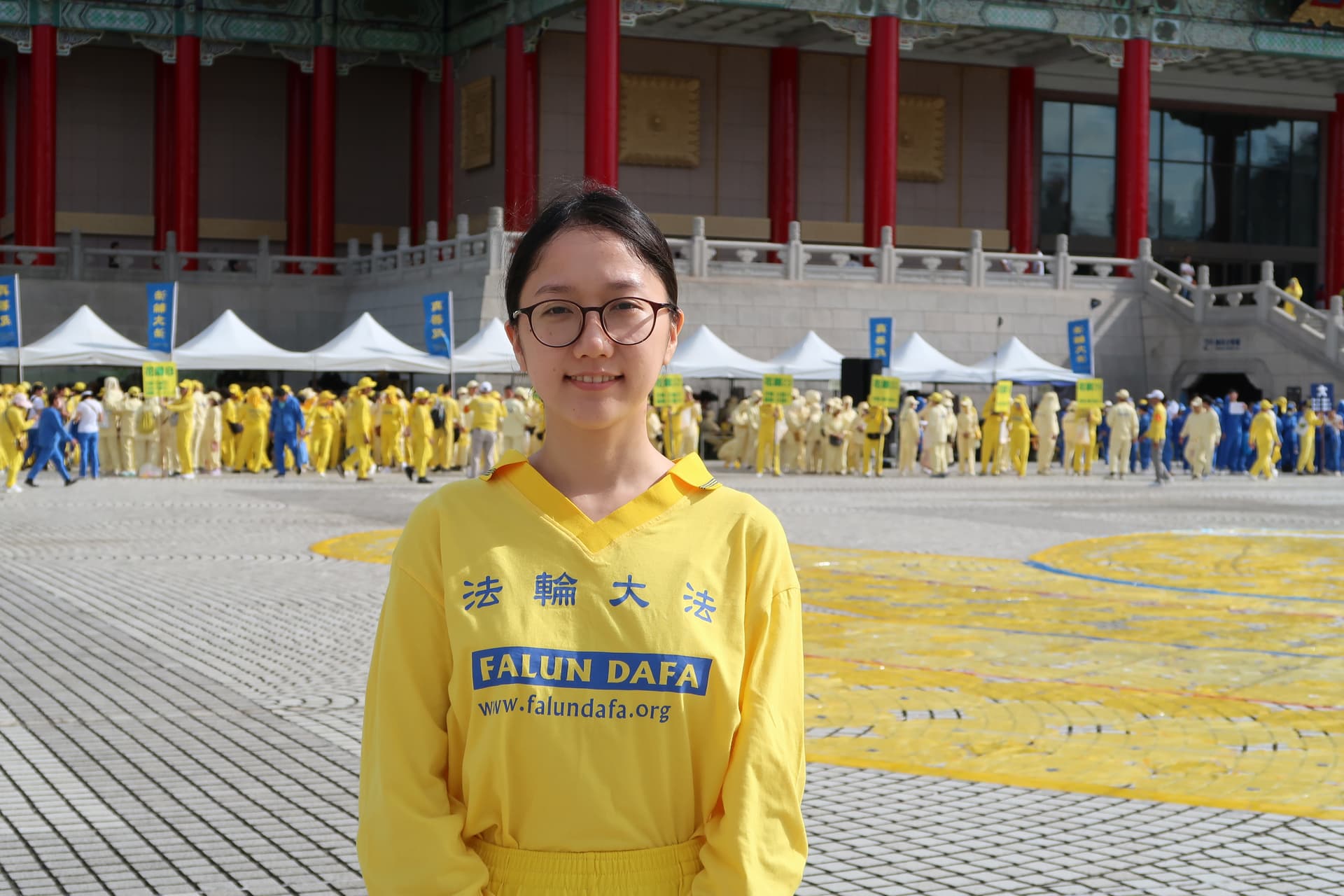 Lem Zhe Hui at Liberty Square in Taipei, Taiwan, on Oct. 17, 2026. (Frank Fang/The Epoch Times)