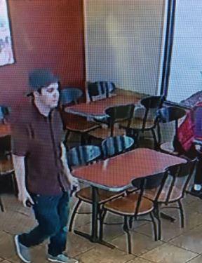 The man who authorities said was captured on surveillance footage shooting an off-duty Los Angeles County Sheriff's deputy in the head in a Jack in the Box in Alhambra, Calif. on June 10, 2019. (Los Angeles County Sheriff Department)