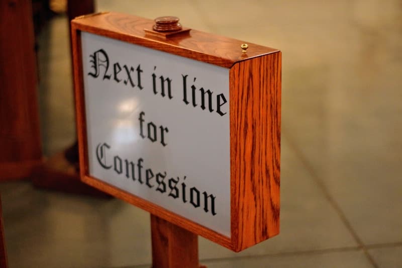 Jackie gets in line for confession, in "First Confession" by Frank O'Connor. (Shalone Cason/Unsplash)