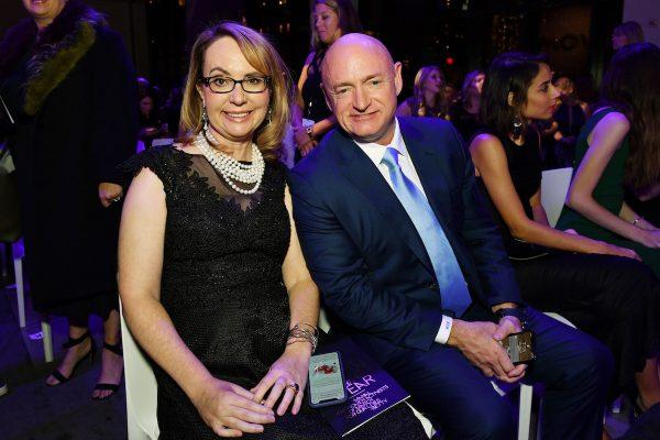 Gabrielle Giffords and Mark Kelly attend the 2018 Glamour Women Of The Year Awards: Women Rise in New York City on Nov. 12, 2018. (Bryan Bedder/Getty Images for Glamour)