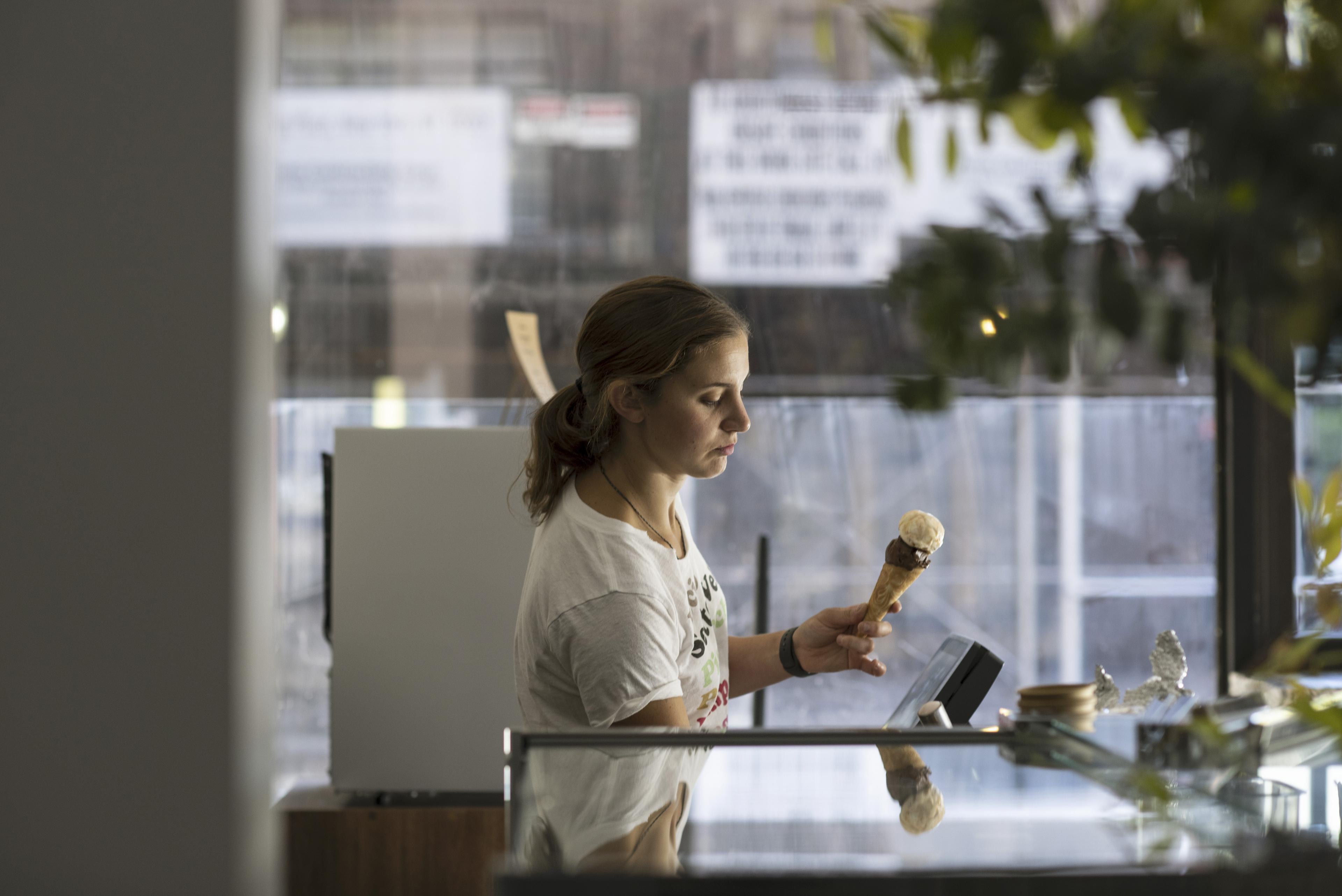 Owner Hallie Meyer was inspired by Rome's gelato shops. (Liz Clayman)