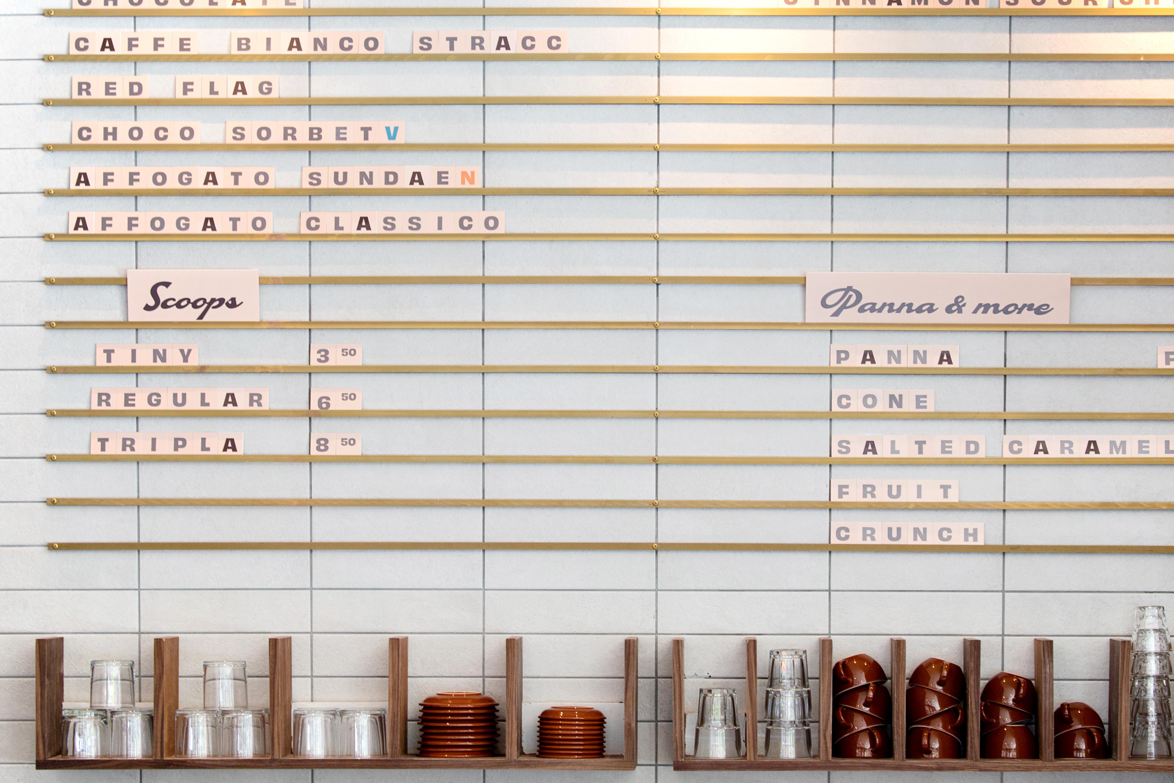 The menu changes daily. (Liz Clayman)