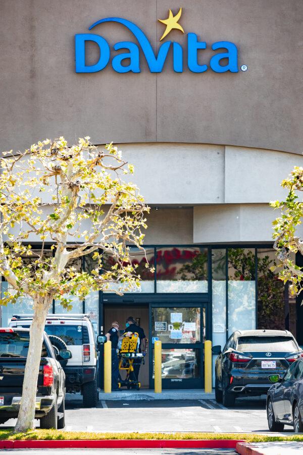 A DaVita kidney dialysis center in Van Nuys, Calif., on Aug. 31, 2020. (John Fredricks/The Epoch Times)