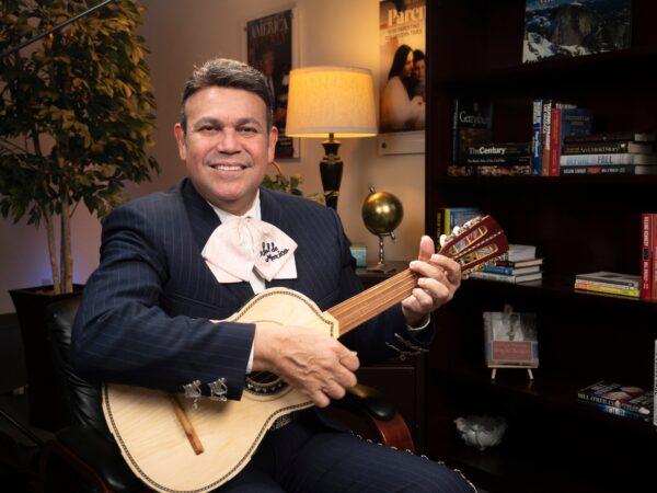 José Hernández sits down for an interview with The Epoch Times's California Insider show. (Hau Nguyen/The Epoch Times)