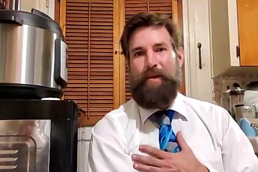 Dana Point City Council candidate Benjamin Bebee participates in an online candidates' forum in Dana Point, Calif., on Sept. 30, 2020. (Screenshot)